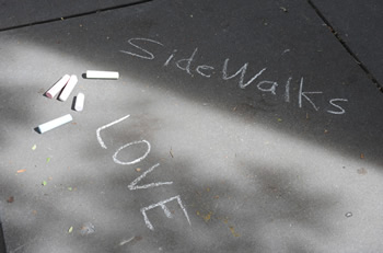 Image of Sidewalk photography by New York artist and gallery owner, Michael Mut